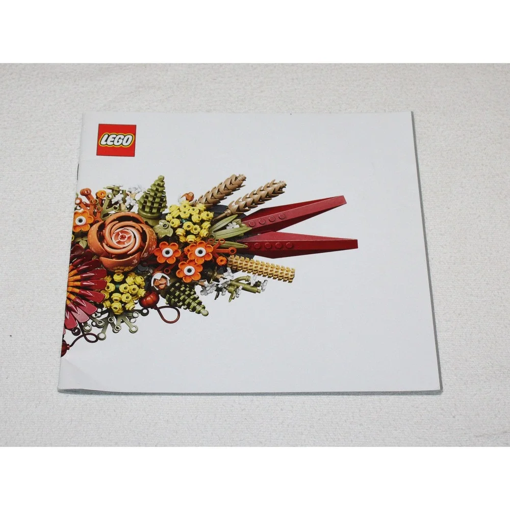 3 LEGO Botanical Collection Instruction Manuals ONLY wildflowers bouquet